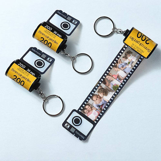 Custom Camera Film Roll Keychain - yourmomsclosetboutiq