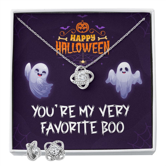 Halloween Gift for Wife - You're my very favorite Boo, Love Knot Set - yourmomsclosetboutiq