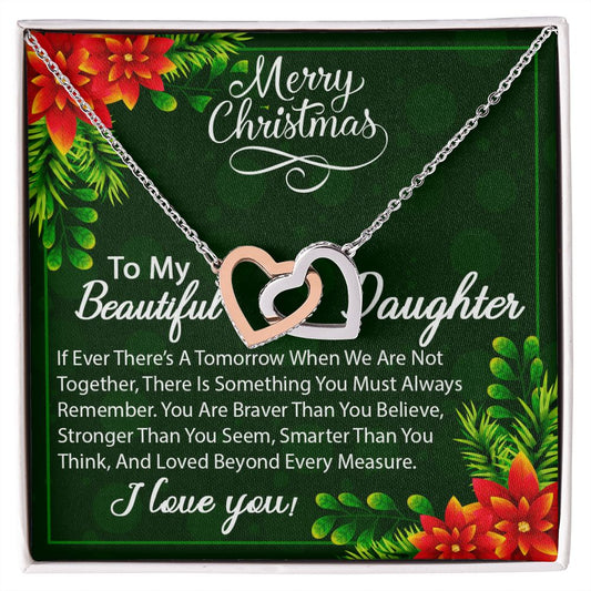 Christmas Gift for Daughter – If ever there's a tomorrow when we are not together, Interlocking Heart - yourmomsclosetboutiq