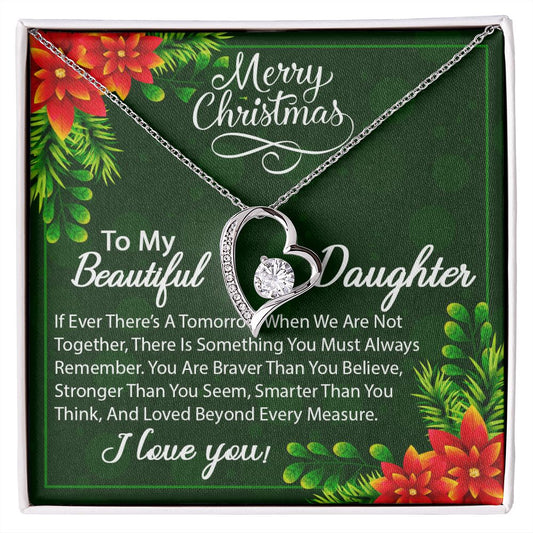 Christmas Gift for Daughter – If ever there's a tomorrow when we are not together, CZ Heart - yourmomsclosetboutiq